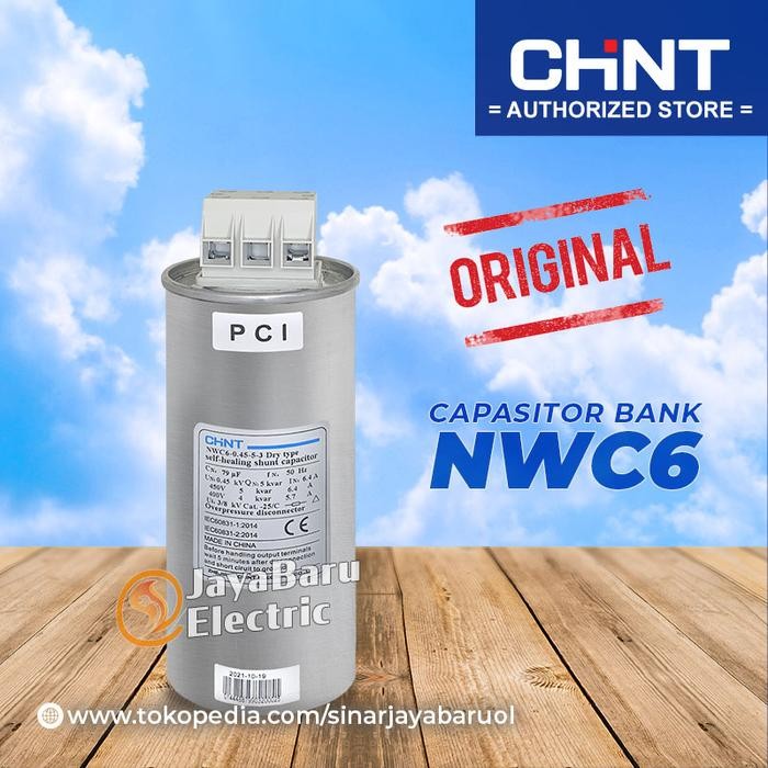 CHINT Capasitor Kapasitor Bank NWC6 450V 5kvar 10kvar 15kvar 20kvar
