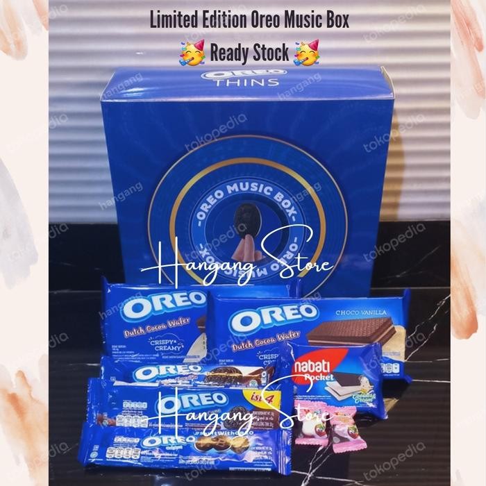 TERBARU [ Limited Edition ] Oreo Music Box + 6 Oreo + Money Box + Free Gift HOT SALE