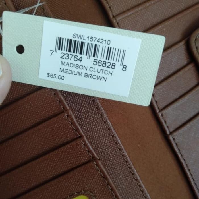 DOMPET FOSSIL MADISON TAB MEDIUM BROWN