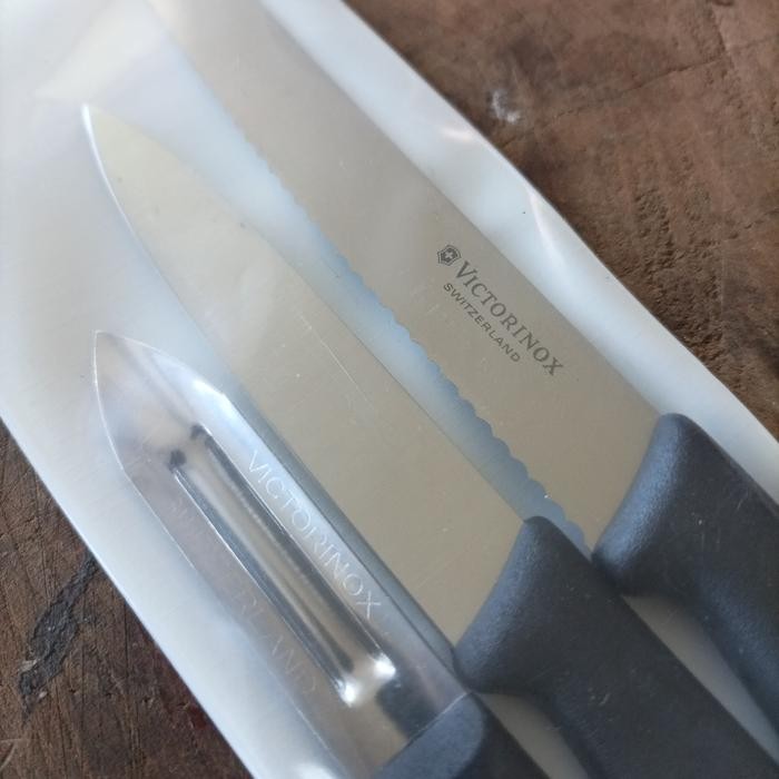 pisau victorinox original Kitchen Set 3 pcs Swiss Made