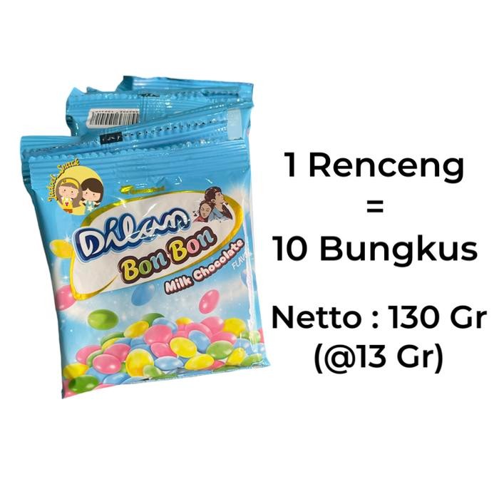 

MARI MILIKI- COKELAT DILAN BON BON 10 X 13 GR RASA COKELAT BY JADOEL_SNACK PERMEN COKLAT HALAL