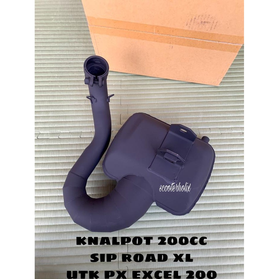 Knalpot BIGBOX SIP ROAD XL by SIP GERMANY utk PX EXCEL 200