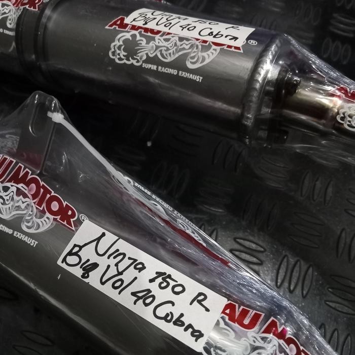 knalpot ahau one stainless cobra C40 ninja R RR
