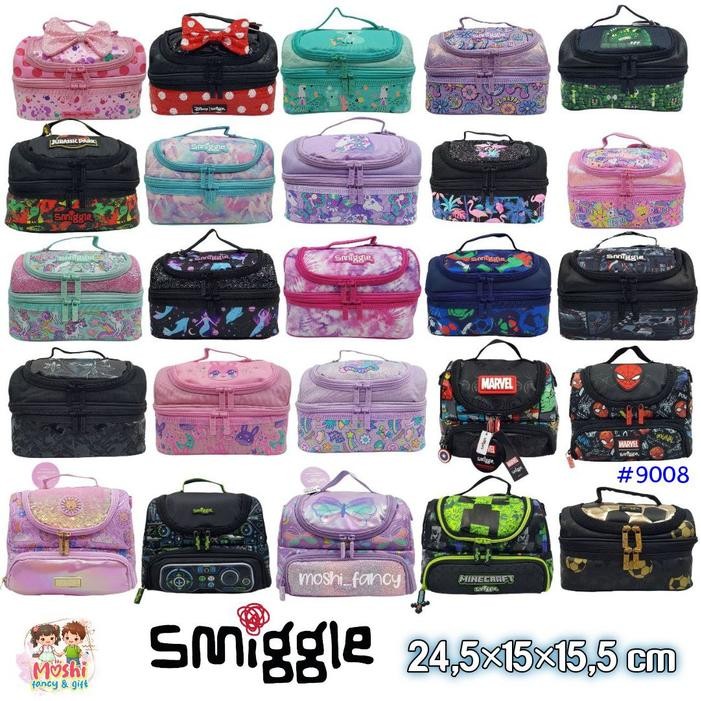ORIGINAL Tas Smiggle Lunch Bag / Tas Makan Smiggle Selempang / Tas Bekal Anak Smiggle Dinosaurus /