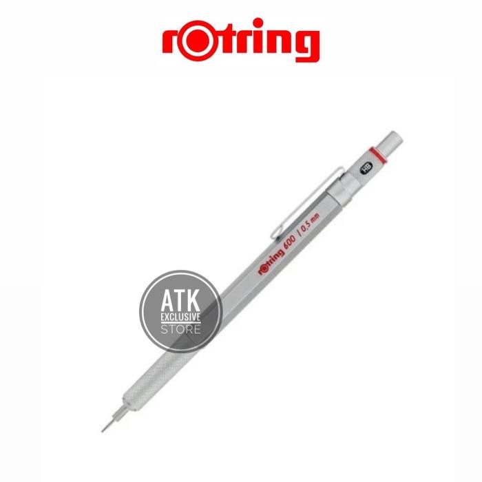 

ROTRING 600 MECHANICAL PENCIL SILVER 0.5MM