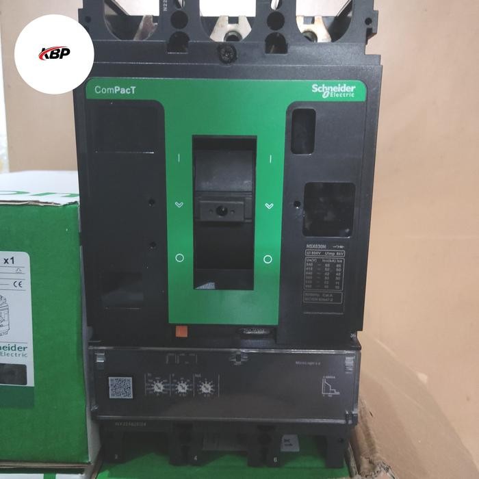 Terhemat Mccb Schneider Breaker Nsx630N 630A 3Phase 3P Lv432693 Tm630D Tele