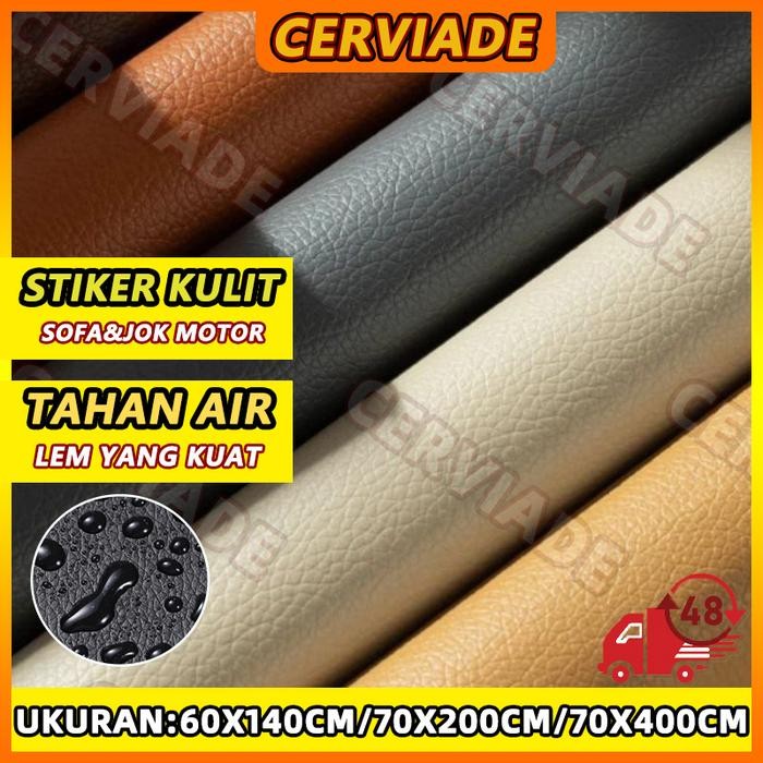 TERLARIS CerviadeKulit Sintetis / Penambal Jok Sofa Kulit / Kulit Sintetis Tambal Sofa Self