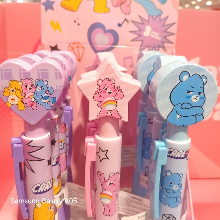 

Pulpen Besar Cantik - Miniso Care Bears Collection Big Ballpoint Pen