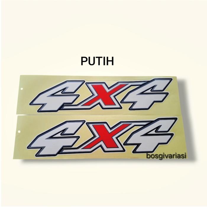 Terbaru Stiker Hilux 4X4 / Stiker Toyota Hilux 4X4 / Sticker 4X4 Hilux / Stiker Hilux Termurah