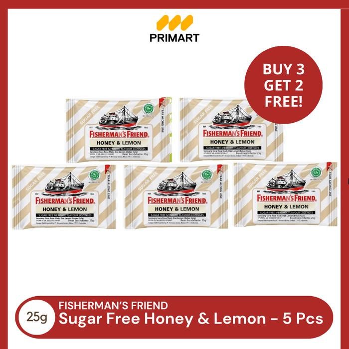 

(Allthebest) Fisherman's Friend Honey Lemon 25gr Buy 3 Get 2 Free