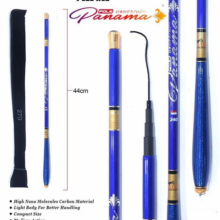 JORAN TEGEK RUAS PENDEK CARBKN DAIDO PANAMA/PELICAN CARBON RUAS 40 CM