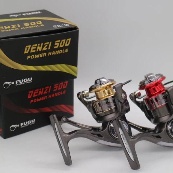 REEL POWER HANDLE MINI ULTRA LIGHT FUGU DENZI 500 REEL MINI UL MURAH