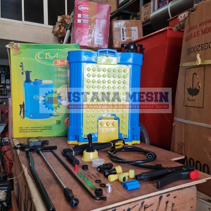 Mesin Semprot Obat Virus Hama Sprayer Elektrik 2 Fungsi Cba 3In1 Promo