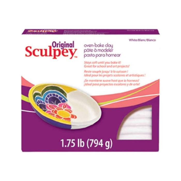 

ORIGINAL SCULPEY WHITE 794 GR OVEN-BAKE CLAY