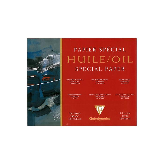 

CLAIREFONTAINE 24 X 30 OIL PAINTING PAPER BLOCK