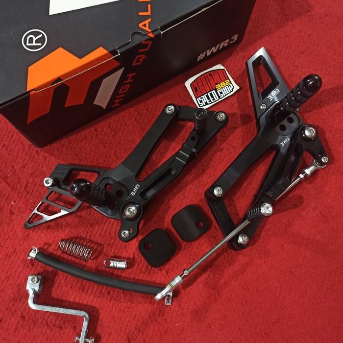 Footstep Step Underbone Racing WR3 Kawasaki Ninja RR R 150 150R 150RR