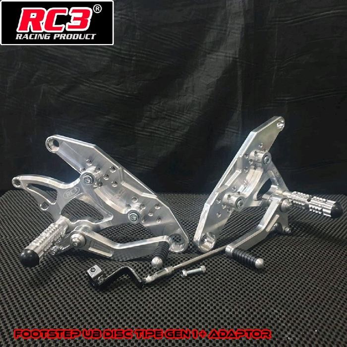 Footstep Foot Step Bustep UB Underbone RC3 Tipe Adaptor Yamaha RX King Jupiter Z MX 135 Old New Tipe