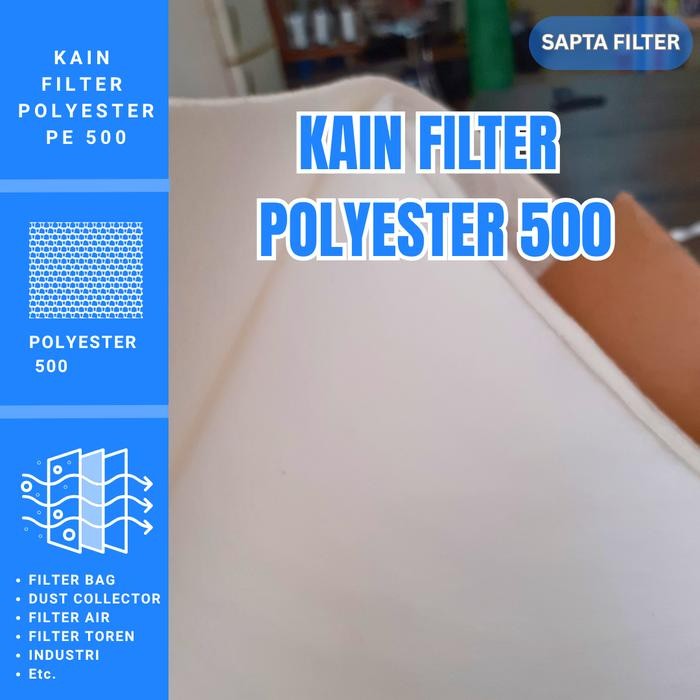Kain Filter Dust Collector / Saringan Udara / Air Filter Cloth PE 500