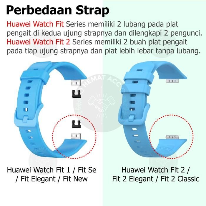 (Expert) Strap Huawei Watch Fit SE / Watch Fit 1 / Watch Fit 2 Polos Hematacc