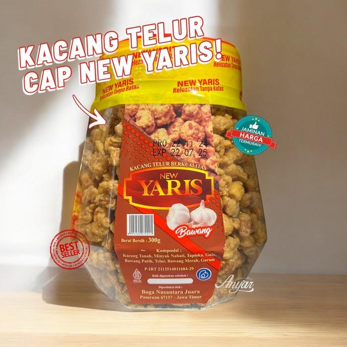 

(Expert) Kacang Telur Bawang cap Yaris (Tidak Pedas)