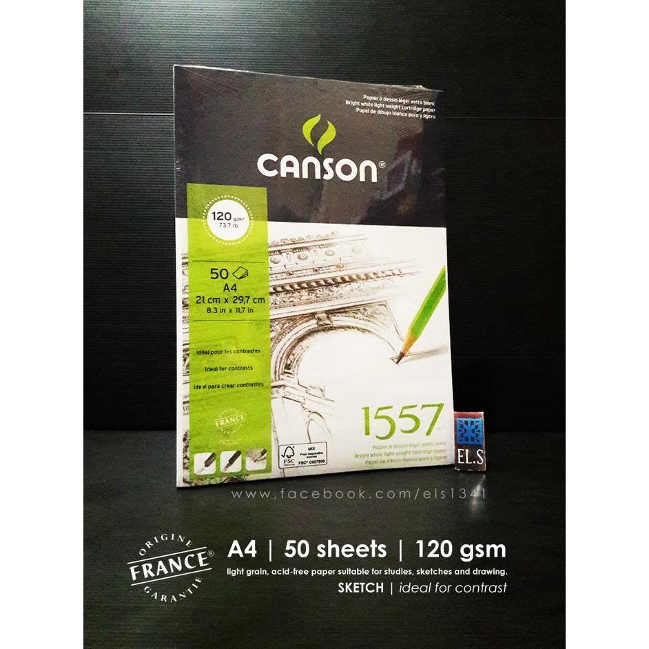 

CANSON 1557 SKETCH PAD A4 - DESSIN JA KODE 445
