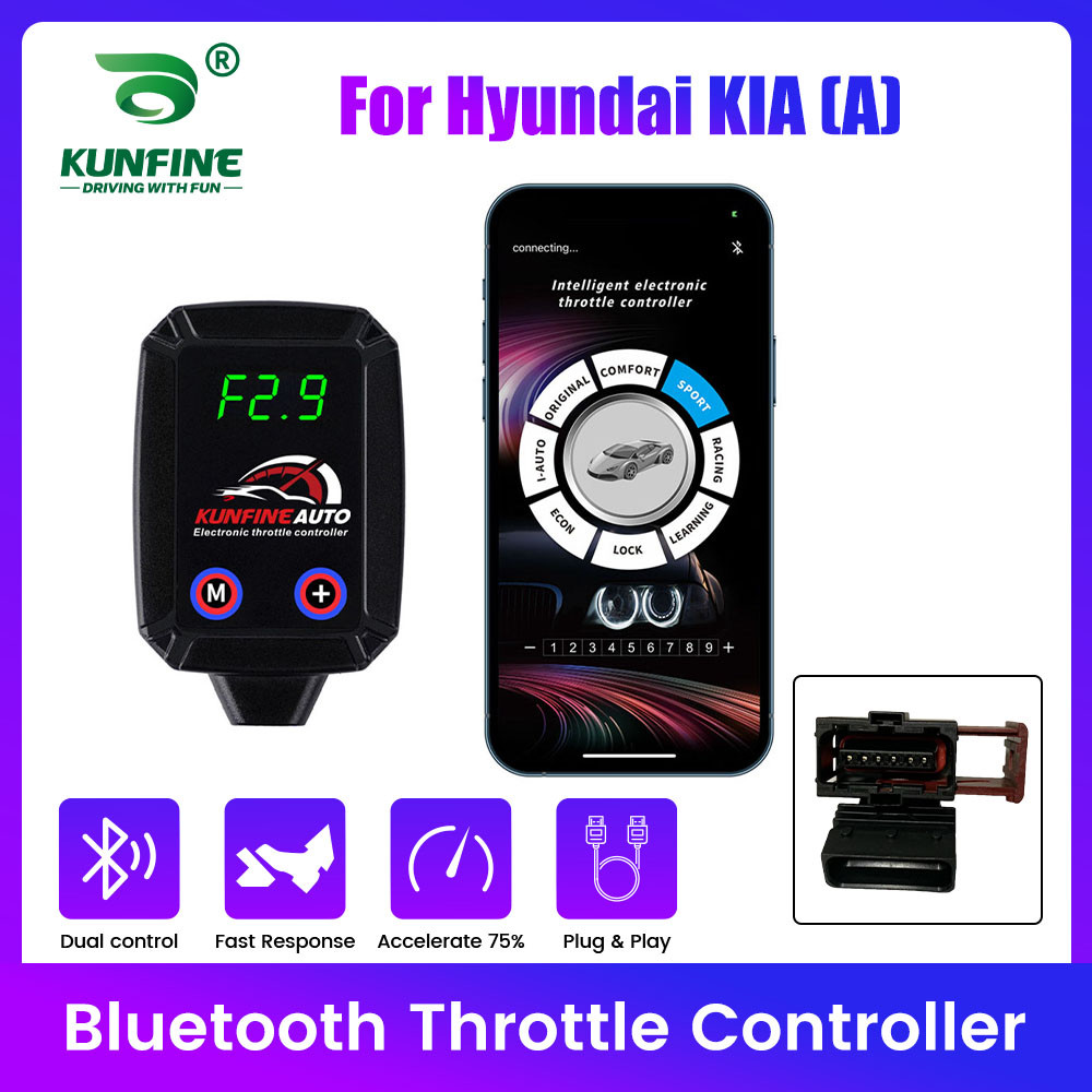 For Hyundai Kia A Car Electronic Throttle Controller Racing Accelerator Potent Booster Bluetooth App