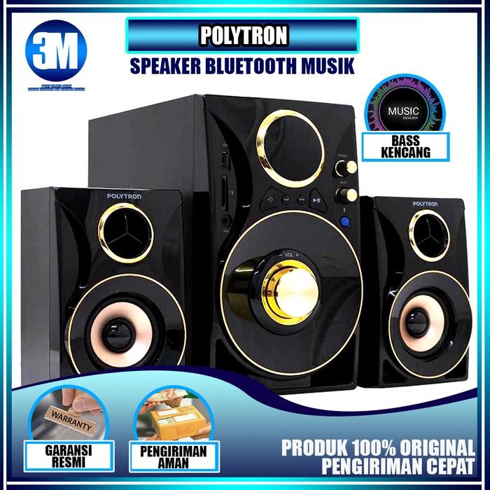 Speaker Polytron Speaker Bluetooth Speaker Bluetooth Bass Pma 9310 Bt
