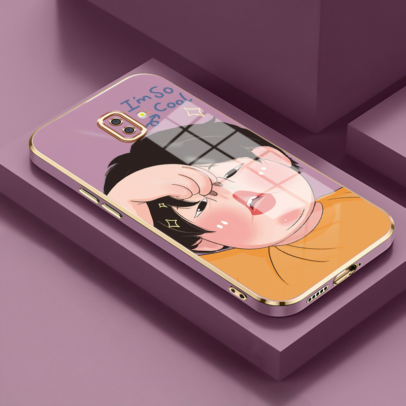 Casing Untuk Samsung Galaxy J6 Plus 2018 J6 Prime 2018 J4 4G J2 4G Case Casing Perjalanan unik silik