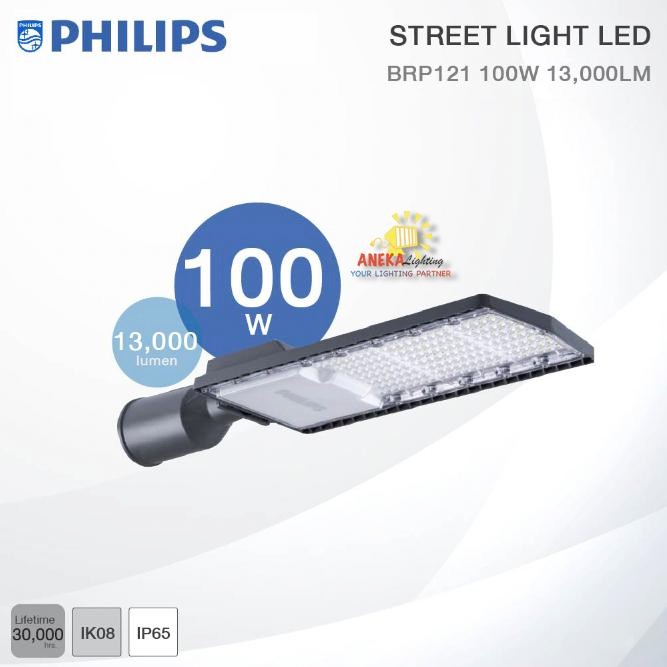 Philips Lampu PJU LED BRP121 100W CW Smart Bright