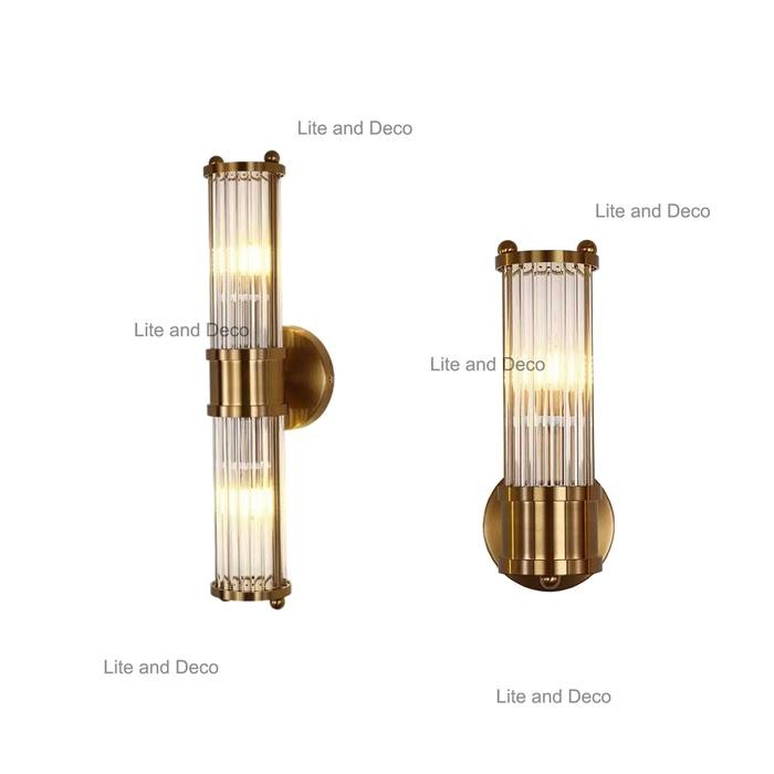 Lampu dinding modern klasik gold