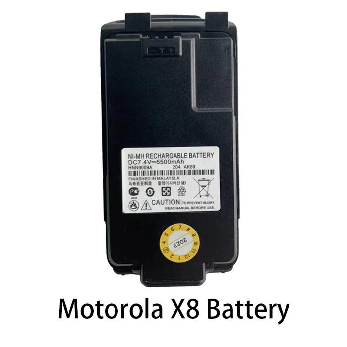 Baterai HT Motorola X8 X6 5500 mAh 6 bulan baterai cadangan