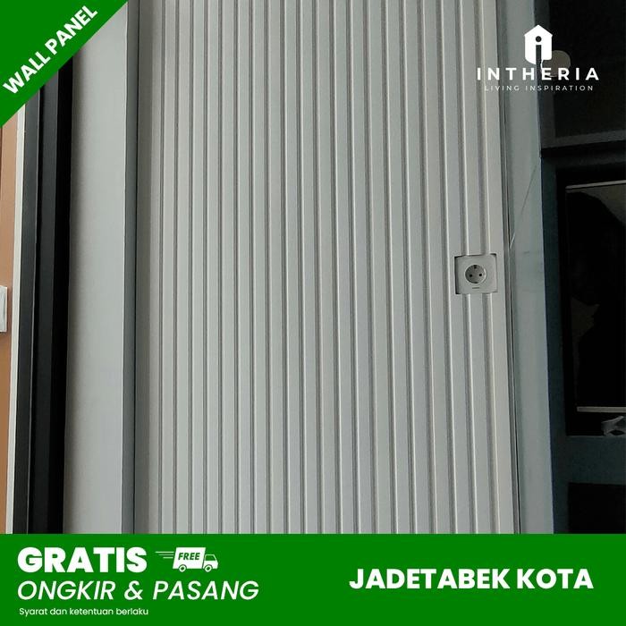 Wall Panel BALIAN - A1W WHITE Triple Bar / Dinding Kayu