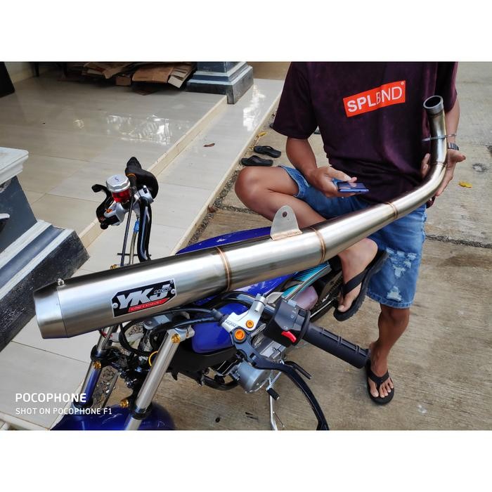 PREMIUM Knalpot YKJ Standar Racing Stainless Rx King Super Garing Anti Karat
