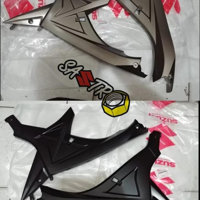 PREMIUM tameng body tutup rangka cover frame hitam coklat suzuki GSX R ORI SGP