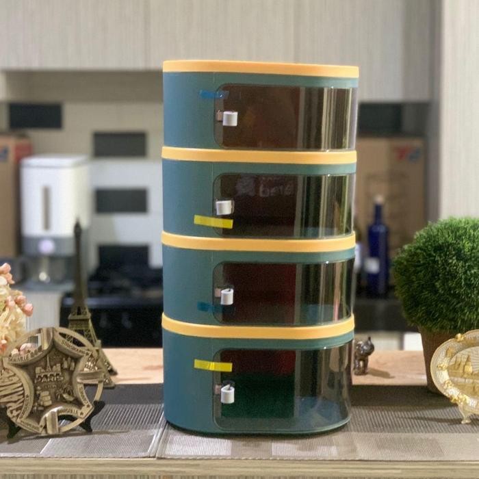 PREMIUM Tudung Saji 4 Susun/Rak Makanan Susun/Tempat Makan Susun Food Storage