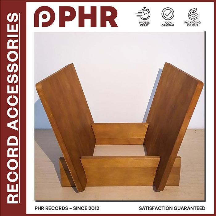 PREMIUM VINYL WOODEN STORAGE - Rak/Crate Penyimpanan PIRINGAN HITAM
