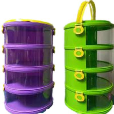 PREMIUM Tudung Saji Jeon Warna 4 Susun dengan Klip