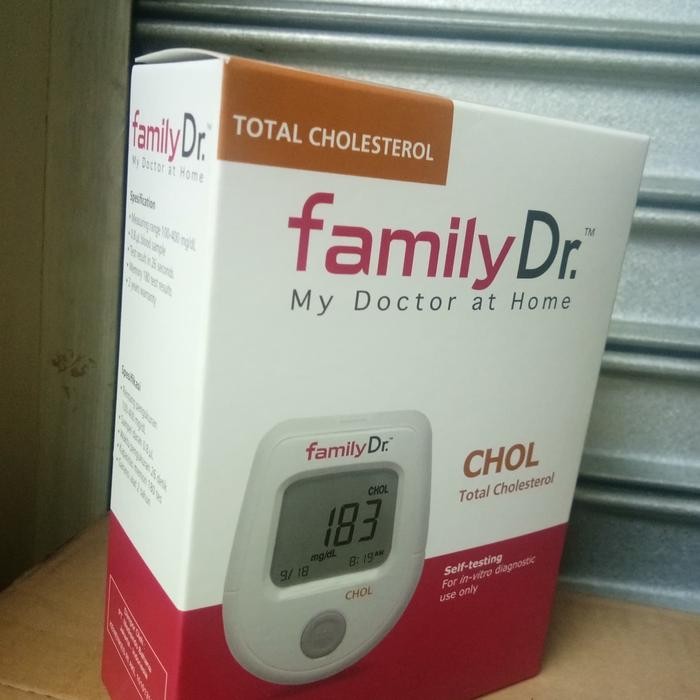 Alat cek Kolesterol Family Dr Alat Family Dr Chol Total Cholesterol
