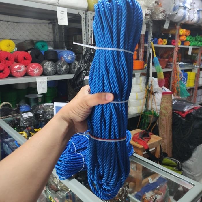 FREE ONGKIR TALI TAMBANG PLASTIK 8 MM 30 METER UKUT IKAT TRUK DAN MOBIL BAK BISA COD