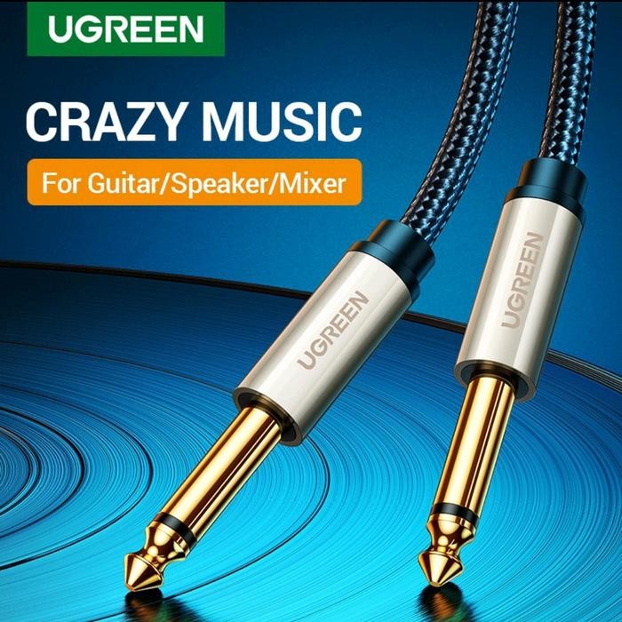 PREMIUM Ugreen Kabel Jack 6.5mm / 6.35mm to 6.35 mm Male - Ugreen Jack 6.35mm