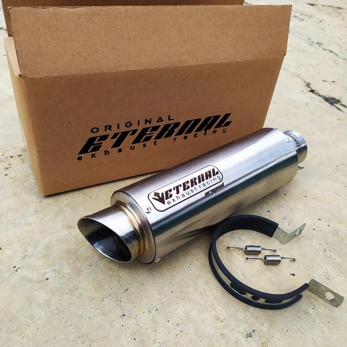PREMIUM promo eternal exhaust original silincer Knalpot racing inlet 50 mm