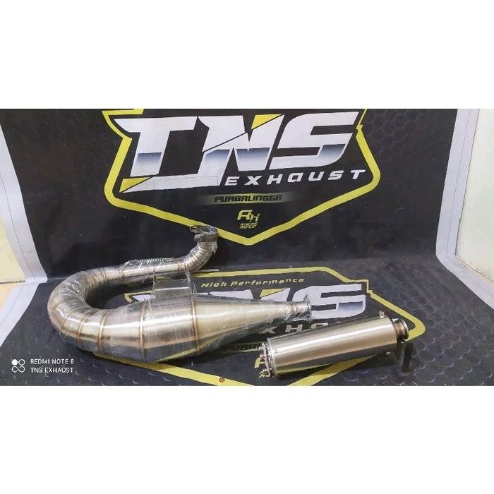 PREMIUM knalpot vespa racing kiri/ buang kiri