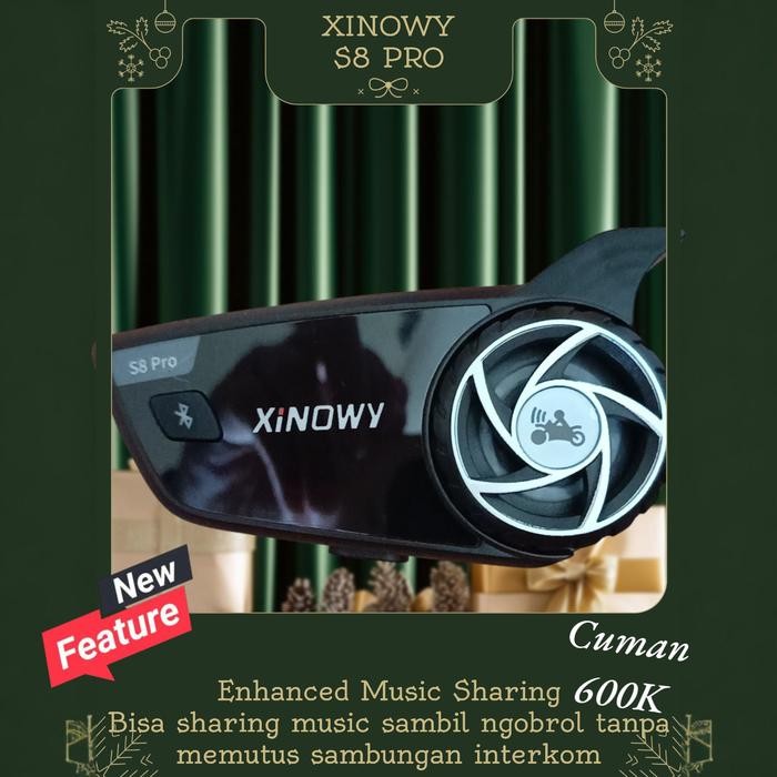 Diskon Interkom Dan Musik Sharing Xinowy S8 Pro Garansi 12 Bulan