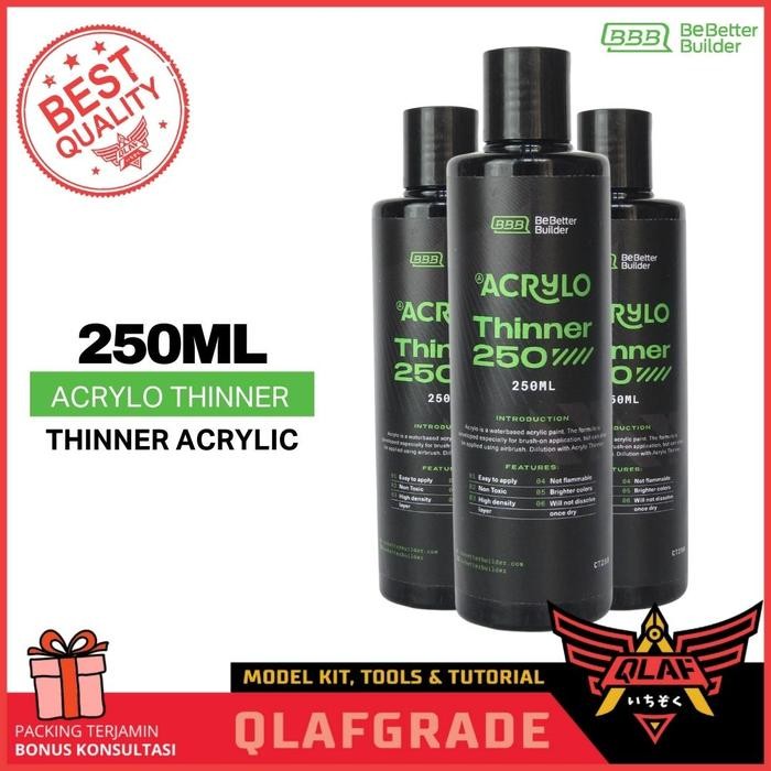 

TERBARU! ACRYLO THINNER 250 LARGE thinning cat hand air brush gundam model kit