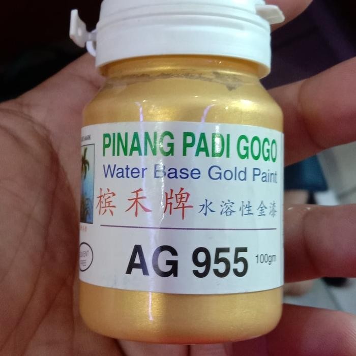 CAT EMAS / GOLD PAINT PINANG PADI AG955 90GM