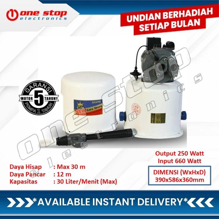 SANYO PDH-250B Pompa Air Sumur Dalam Otomatis - Indonesia