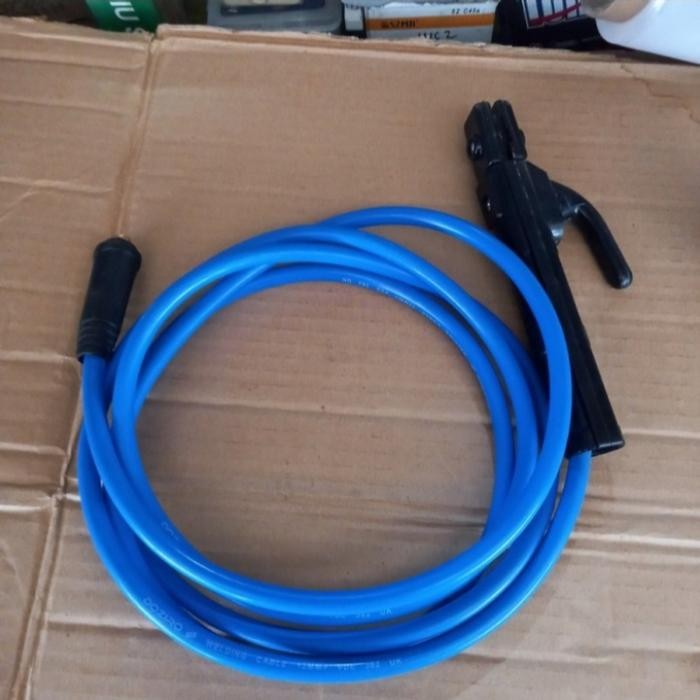 PAKET SET tang las &tang masa & kabel 7 meter stang las listrik kuning