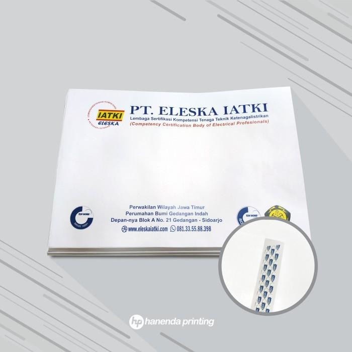 

1 PAK PRINT CETAK AMPLOP F4 / FOLIO PUTIH SEAL (PEREKAT) MURAH BERKUALITAS