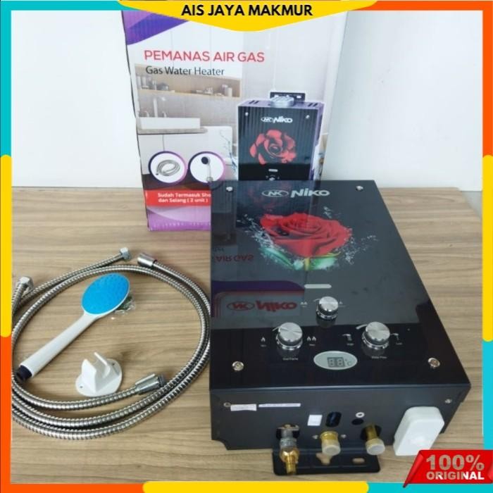 Niko Gas Water Heater Tempered Glass Nk-6Ldg Lux Water Heater Niko