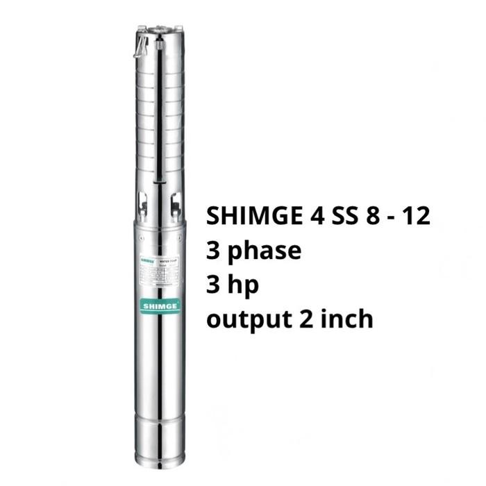 Shimge 4 Ss 812 3 Phase 380 Volt 3 Hp 2 Inch Sible Submersible